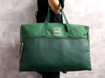 ●超美品●HERMES エルメス●オードランジュ ヴェルト●キャンバス●ボストン バッグ●グリーン オレンジ●大容量●収納 かばん●Js69594