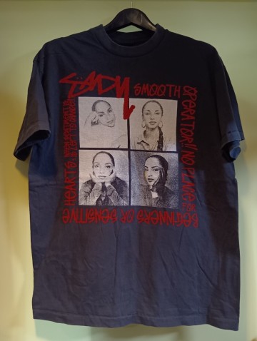 Sade シャーデー USA Stussy　フェードT　古着 XL　ジャズ　ポップ　ソウル　シンガー　ミュージック　音楽　