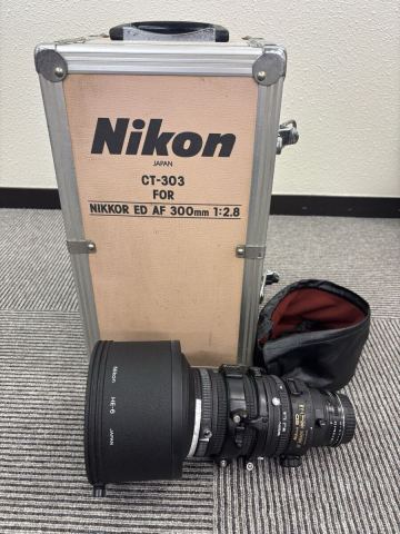 【1円出品】望遠レンズ Nikon ED NIKKOR 300mm CT303 1:2.8 ケース付
