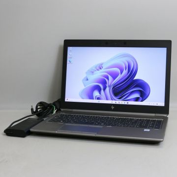 1円スタート Quadro T1000 搭載 HP ZBook 15 G6 Mobile Workstation (Core i7-9750H/メモリ32GB/SSD512GB+HDD1TB/Windows11 Pro)