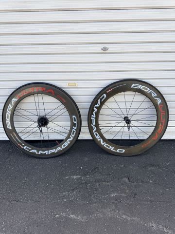 Campagnolo BORA ULTRA 80 カーボンホイール チューブラー 前後セット