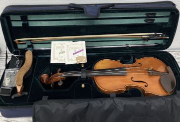 F.Breton brevete' de S.M.G バイオリン ケース付き ヴァイオリン 弦楽器 楽器