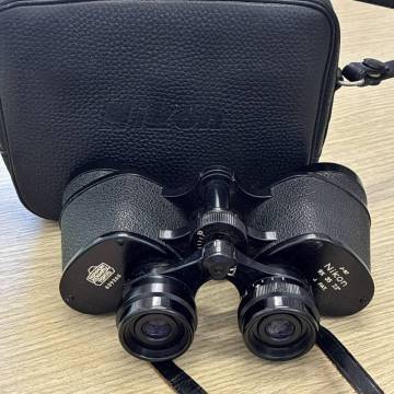 [Y0807]【現状品】NIPPON KOGAKU Nikon ニコン 双眼鏡 J-B7 9&times;35 7.3&deg; J. PAT. ブラック 日本光学 ケース付き