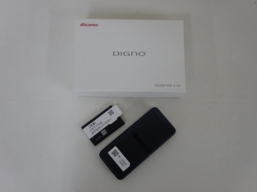 BJ-26-0829 ・ ☆未使用品☆ docomo ドコモ ケータイ DIGNO KY-42C ブラック 携帯電話 ガラケー 制限○