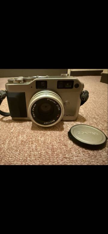 レンジファインダーフィルムカメラ　CONTAX G1 レンズ　Carl Zeiss Planar2/35 動作未確認　現状品