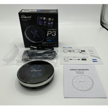 1円【美品】ottocast オットキャスト/ワイヤレスcarplay/ottocast Otto Aibox P3 /24