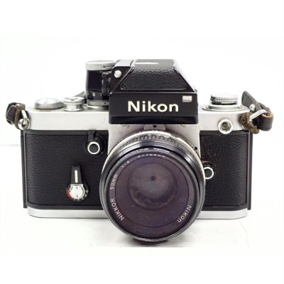 1円【ジャンク】Nikon ニコン/フィルムカメラ 50mm F2レンズ付き/F2/62