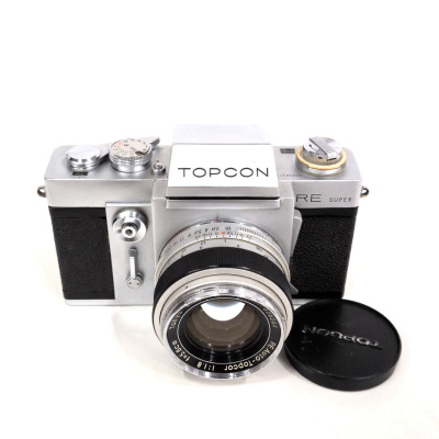 1円 TOPCON RE SUPER RE.Auto-Topcor 5.8cm F1.8 トップコン 一眼レフ フィルムカメラ 光学機器 ジャンク C140941-2