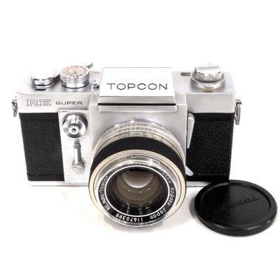 1円 TOPCON RE SUPER RE,Auto-Topcor 58mm F1.8 一眼レフ フィルムカメラ トップコン 光学機器 動作確認済 C140941-1