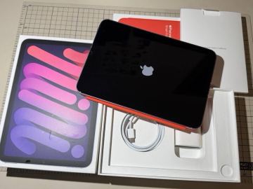 1円スタート！　Apple iPad mini 第6世代 256GB パープル MK8K3J/A Wi-Fi+cellularモデル　SIMフリー　おまけ付