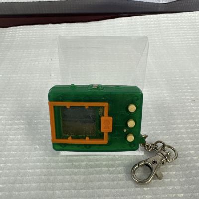 &phi; BANDAI 初代 デジタルモンスター Ver.5 バンダイ デジモン クリアグリーン レトロ 携帯育成ゲーム機 通電未確認