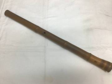 尺八（ 虎月 ）二ッ名印　約570mm 和楽器　時代物