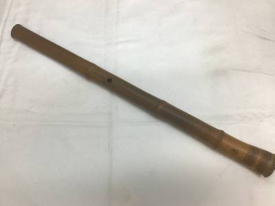尺八（ 虎月 ）二ッ名印　約570mm 和楽器　時代物