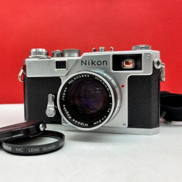 N45 防湿庫保管品 Nikon S3 NIKKOR-S F1.4 5cm フィルムカメラ レンジファインダー 動作品 1円スタート ニコン