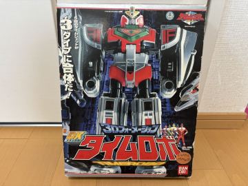 バンダイ 未来戦隊タイムレンジャー 3Dフォーメーション DXタイムロボ　当時物