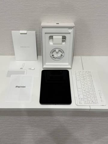 C-PC174【現状保管品】iPad mini（第6世代）Wi-Fi + Cellular 64GB Apple アップル アイパッド ミニ キーボード セット スペースグレイ 