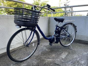 パナソニック★Panasonic 電動アシスト自転車 ビビ 26インチ 3段変速 現行最新スイッチパネル バッテリー5点灯 充電器あり