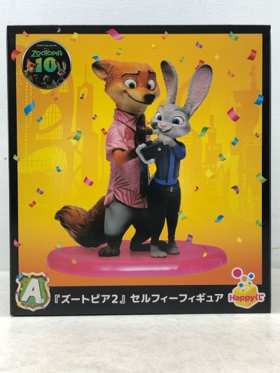101/X471★Happyくじ ズートピア 10th アニバーサリー A賞 ズートピア2 セルフィー フィギュア 未開封品
