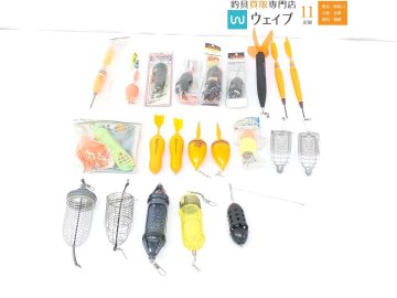 ヨーヅリ 遠投コマセカゴ 5号・釣研 遠投カゴサビキ 10号 等 ウキ カゴ 計22点 セット