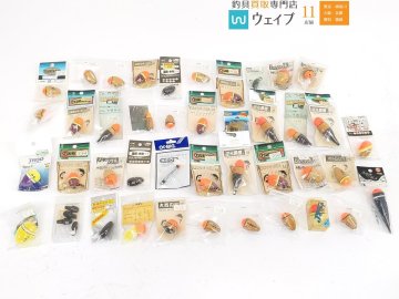 &alpha;ビッグ 水中ウキ・釣研 別誂森本ウキスリム・ジェイフロート 磯響 他 計42点 ウキセット