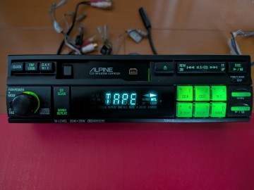 アルパイン　カセットデッキ・CDチェンジャー・BOSEアンプのセット!　7294J・5952S・B-220　テープ動作OK