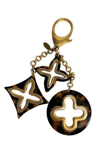 M055-I72-3272★ Louis Vuitton ルイ ヴィトン キーホルダー バッグチャーム ビジューサック・アンソレンス べっ甲調 M65087/OB0143 KA