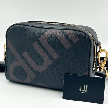 極美品/現行/ラゲッジ◎ダンヒル dunhill 現行 クロスタウンレザー 本革 ビジネス メンズ ショルダーバッグ メッセンジャー クロスボディ