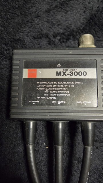 DIAMOND トリプレクサー MX-3000