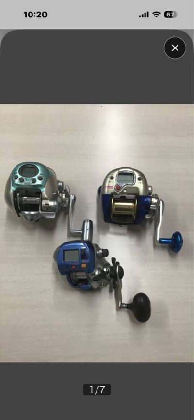ジャンク品 ★ 電動リール３点 電動丸・ポラリスX・アドベンチャー ★