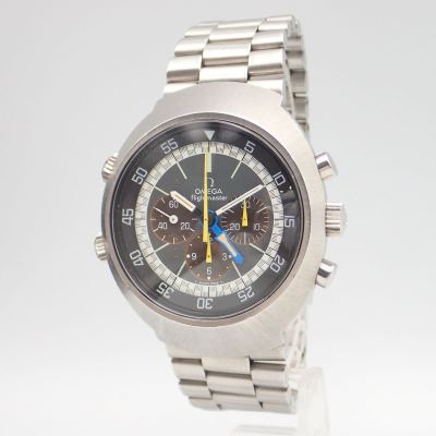か07330 オメガ OMEGA フライトマスター flightmaster 手巻き メンズ 腕時計 クロノグラフ スモセコ