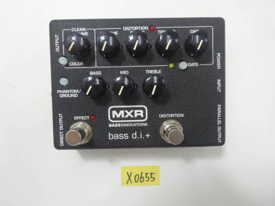MXR M80 bass d.i.+ ベースプリアンプ 通電確認済み X0655