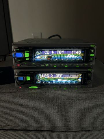 当時物 ALPINE アルパイン CDA-5755 MDA-7755J 1DINx2 卓上動作OK 完動品 感動品 派手パイン グラフィックイコライザー 暴走族 VIPカー