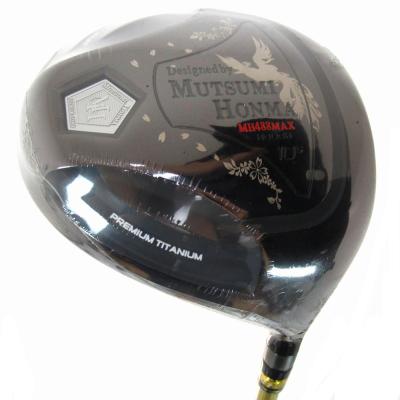 １円★MUTSUMI HONMA ムツミ ホンマ　鳳凰 -NEW MH488MAX- 高反発 チタンドライバー ブラックIP 10.5度 (SR) ★