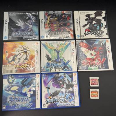 【ポケモン】3DS　DS　ソフト　GI　ダイヤモンド　プラチナ　ブラック　サン　アルファサファイア　オメガルビー　XY　他　まとめ　１０点