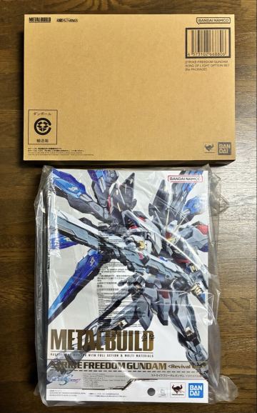 未開封品 METAL BUILD ストライクフリーダムガンダム リバイバル版 & 光の翼オプションセット Re：PACKAGE メタルビルド SEED DESTINY