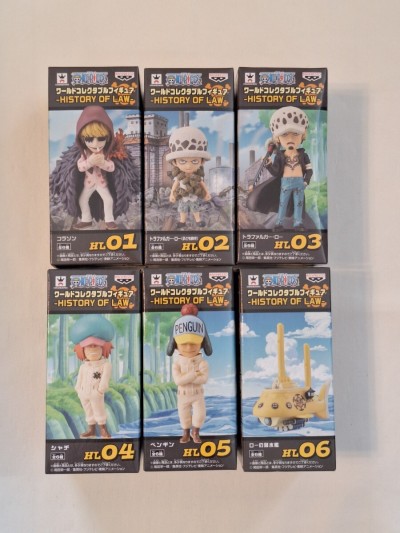 1円スタート【未開封】ワンピース ワールドコレクタブルフィギュア HISTORY OF LAW 全6種セット WCF ワーコレ