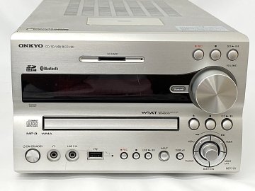 【中古品】ONKYO CD/SD/USB NFR-9X 2015年製 オンキョー オーディオ機器 CDデッキ リモコン付 ok8-93