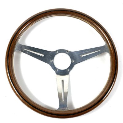 NARDI ナルディ CD83 クラシック ウッドステアリング 37cm 外径370mm 37&Phi; ハンドル 当時物 旧車 イタリア製 カスタム○現状品