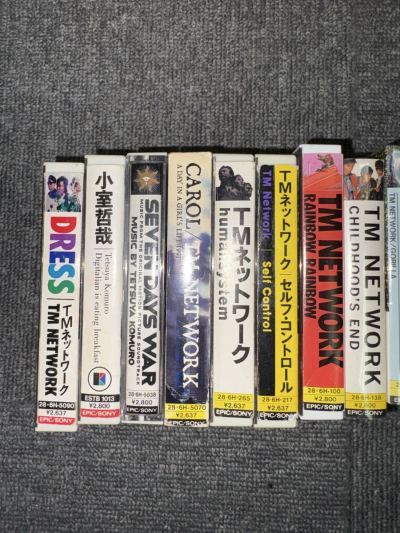 TMNETWORK TM NETWORK カセットテープ 9本 RAINBOW RAINBOW CHILDHOOD'S END GORILLA Self Control Carol dress SEVEN DAYS WAR 小室哲哉