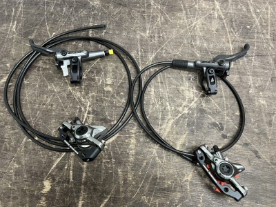 美品！シマノ SHIMANO XTR BL-M9100 / BR-M9100 油圧ディスクブレーキ 前後セット 左右レバー キャリパー 