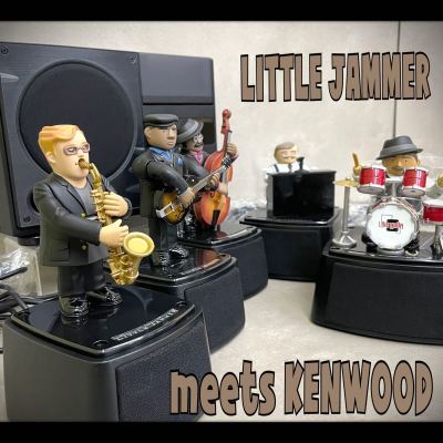SR■未使用■ BANDAI LITTLE JAMMER meets KENWOOD バンダイ リトルジャマー ミーツケンウッド 楽器フィギュア 5体 音楽 コレクション