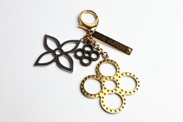 ★A3526 ルイヴィトン モノグラムチャーム ビジューサック タパージュ バッグチャーム キーホルダー LOUIS VUITTON★