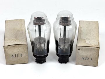 AZ-194 稀少 VALVO バルボ AD1 真空管 2本組 元箱付 3極パワー管 オーディオアンプ用 ヴィンテージ 