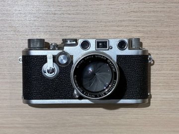 【257_12490】ライカ Leica Ⅲf レッドシンクロダイヤル　Leica Summarit　50mm F1.5 ズマリット 5㎝ Lマウント L39 レンズ 動作未確認 60