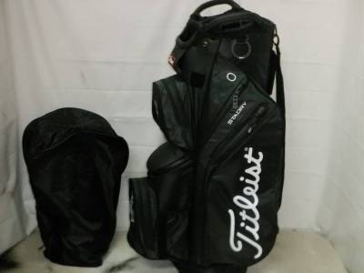Titleist STADRY CARTタイトリスト 10型 14分割 防水機能 アスリートスポーツカート★中古★(BKxWH)ゴルフ キャディバック