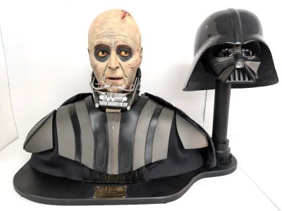 イリューシブ スター・ウォーズ Darth Vader Reveals ダースベイダー アナキン 1/1 ライフサイズ バスト フィギュア ※ジャンク《U9382