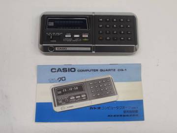 【ジャンク】家電祭 CASIO カシオ でんクロ コンピュータークオーツ CQ-1 通電&times; 動作未確認 中古品 現状品 長期自宅保管品