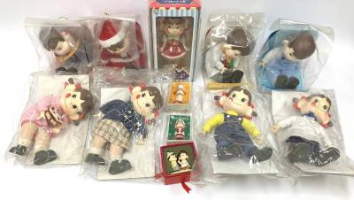 E0000-2607-0087 1円出品 おもちゃ 人形 不二家 ペコちゃん ポコちゃん おすわり人形 首振り人形 他 おまとめ