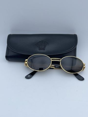 1円〜【美品/激レア】VERSACE メデューサロゴ サングラス ゴールド MOD.S41 COL.030 ヴィンテージ ベルサーチ