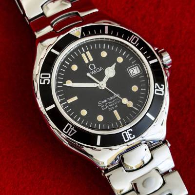 送料無料！ OH済 オメガ シーマスター 200 クロノメーター 自動巻き 368.1042 OMEGA SEAMASTER 200 プレボンド 前期 メンズ ダイバー 